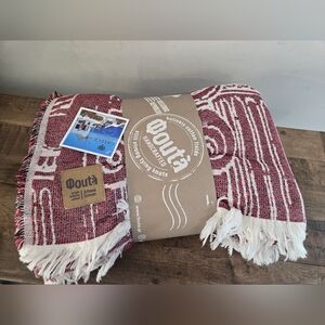 Fouta Made in Greece 100% Cotton Fringed Blanket